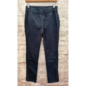 Soft Surroundings Womens METRO Pull On Ankle Pant Elastic Waist TEAL - Size PXS